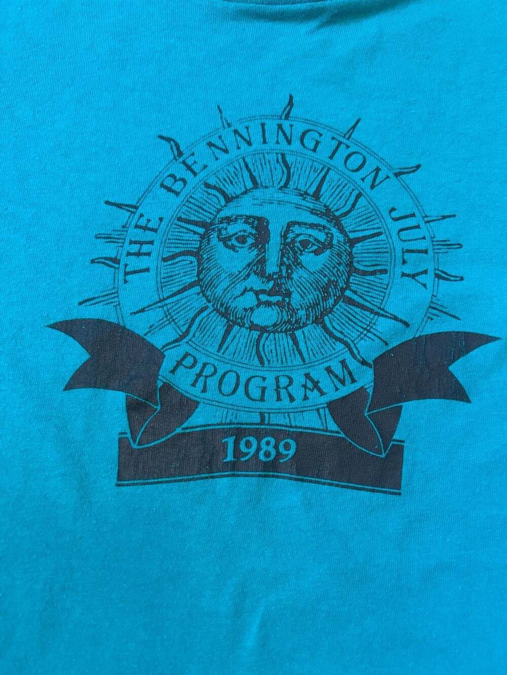 Vintage 1989 The Bennington Program Celestial Graphic T-Shirt Whimsygoth - Picture 2 of 8